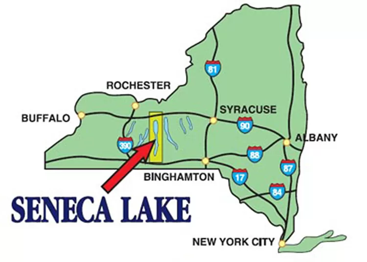 Seneca Lake Map